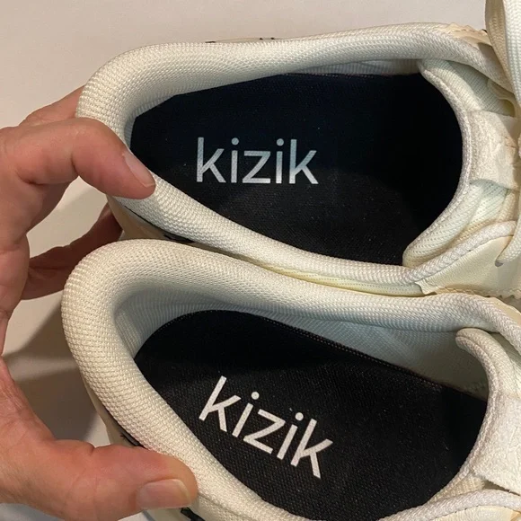 KIZIK PARIS METALLIC HANDS FREE TECHNOLOGY PRISTINE/BLACK LEATHER WOMENS SZ 9 - Picture 12 of 14